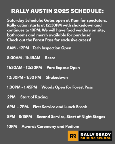 Rally Ranch Sprint Series Spectator Pass