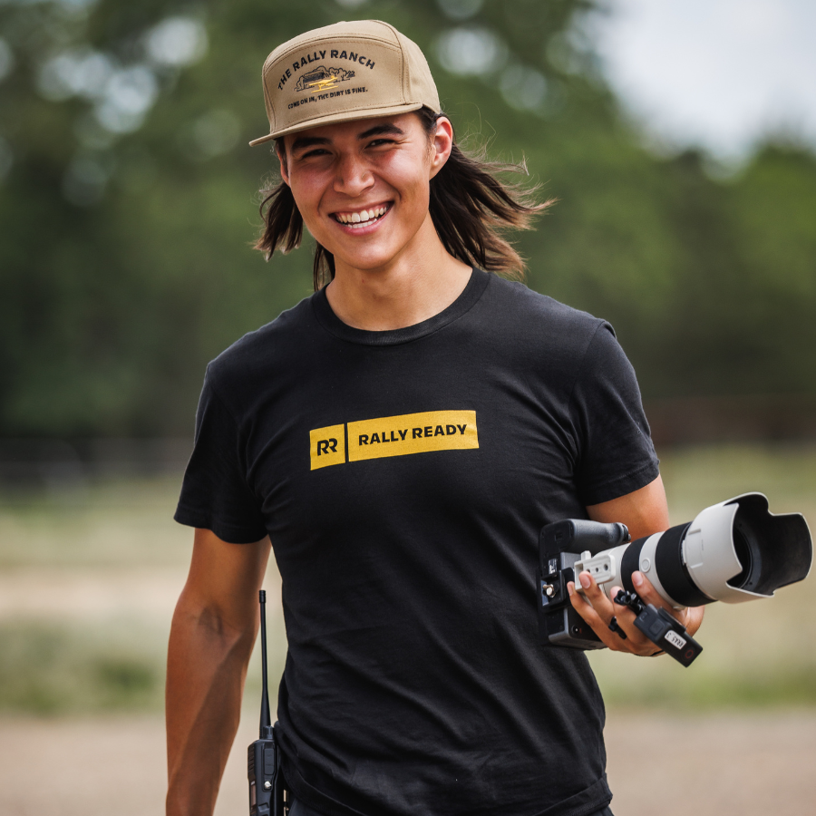 Rally Ready Gold Logo Tee