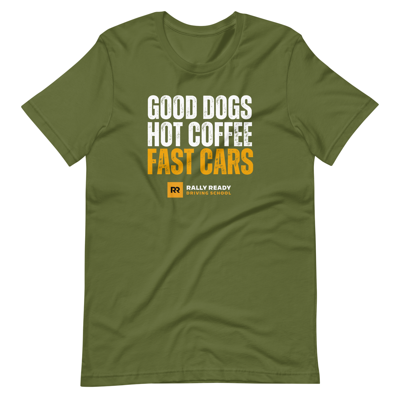 Good Dogs, Hot Coffee, Fast Cars T-Shirt